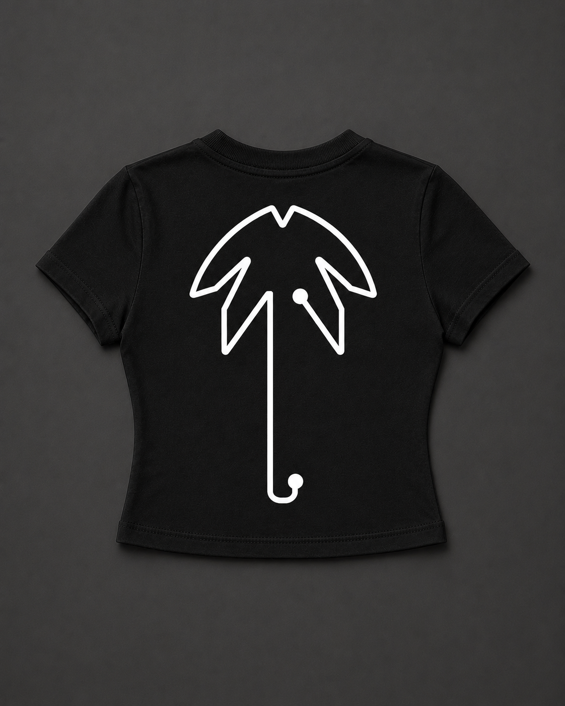 Baby Tee Black - back