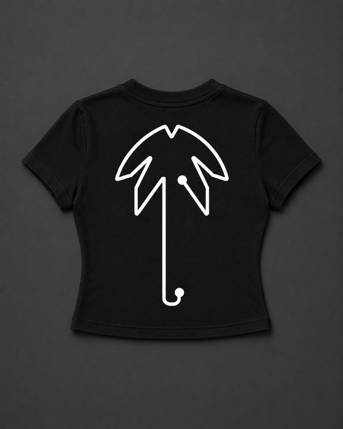 Baby Tee Black - back
