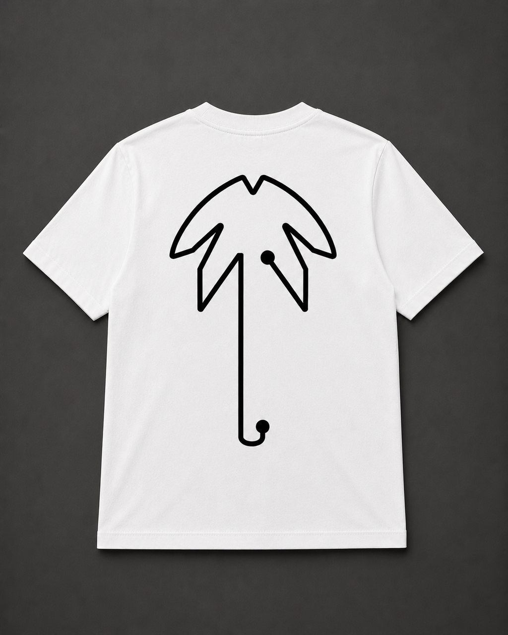 Palmas Tee White - back